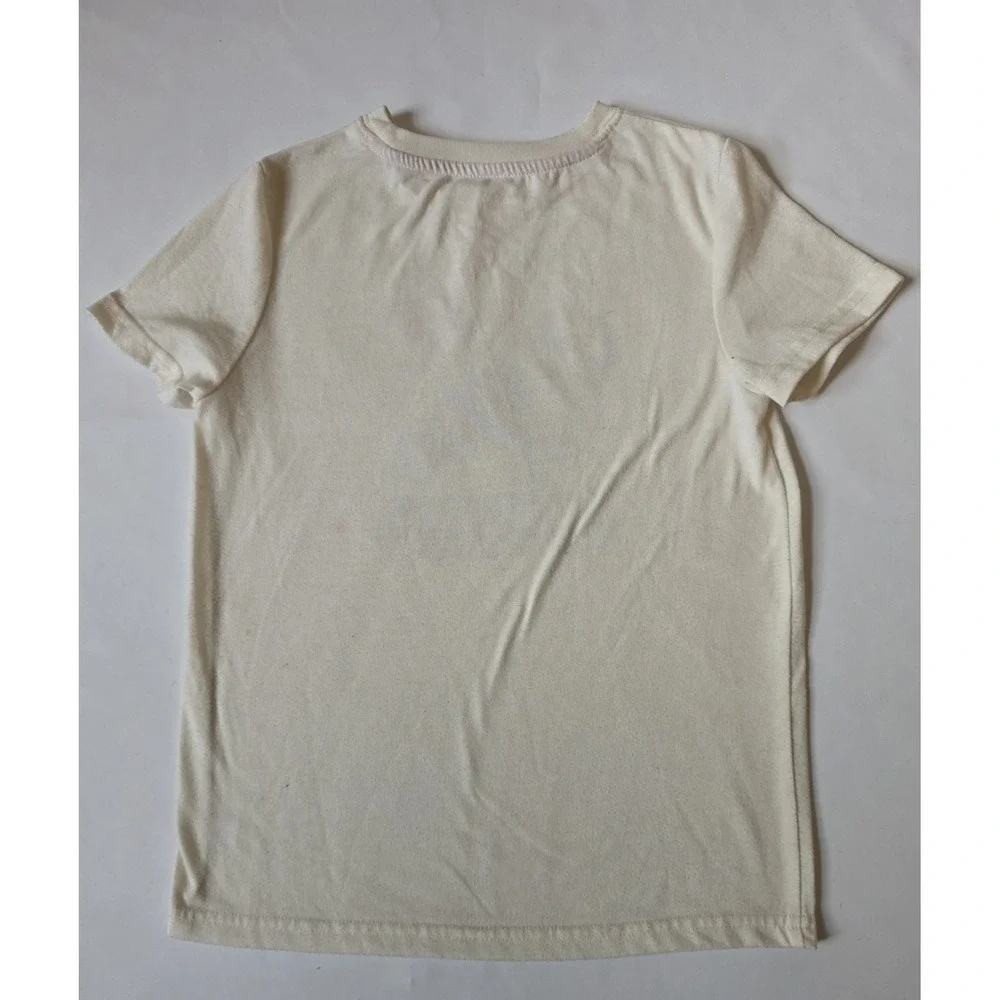 Cat & Jack Girls' White Short-Sleeve CrewNeck SleepShirt Size 5‎